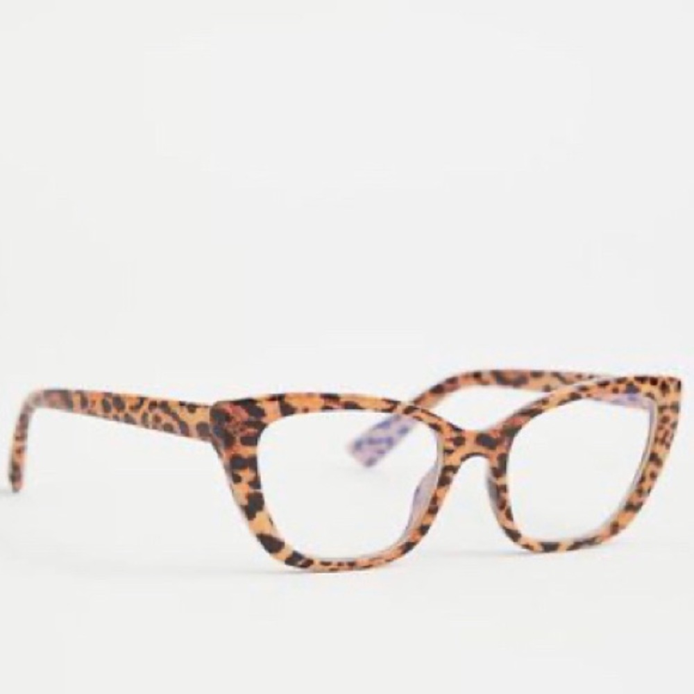 torrid Leopard Print Cat-Eye Glasses in Tortoiseshell Brown